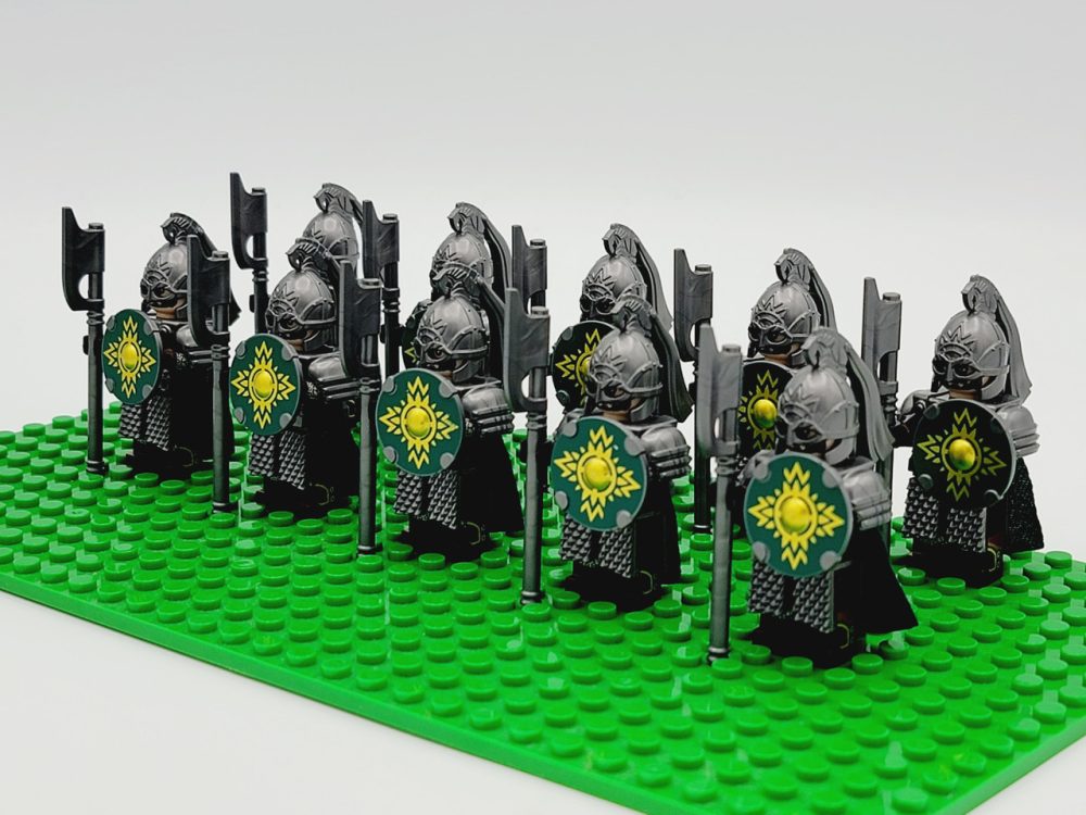 Lord the Rings Riders Rohan Long Axes Minifigure Set 10pcs - Image 3