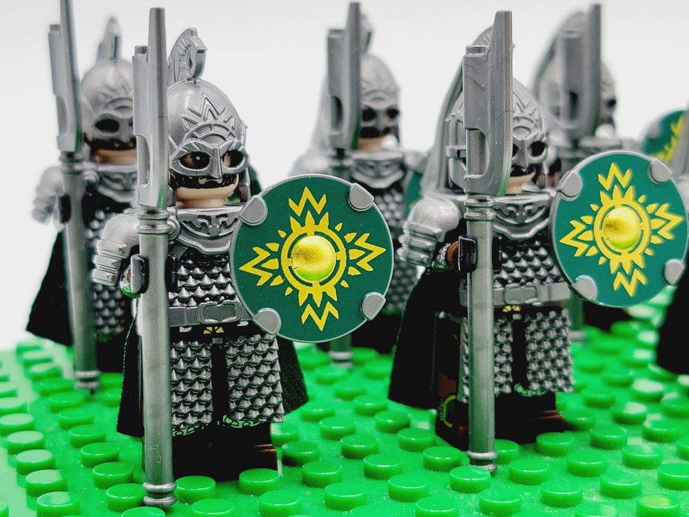 Lord the Rings Riders Rohan Long Axes Minifigure Set 10pcs - Image 8