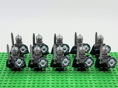 Lord the Rings Riders Rohan Long Swords Minifigure Set 10pcs