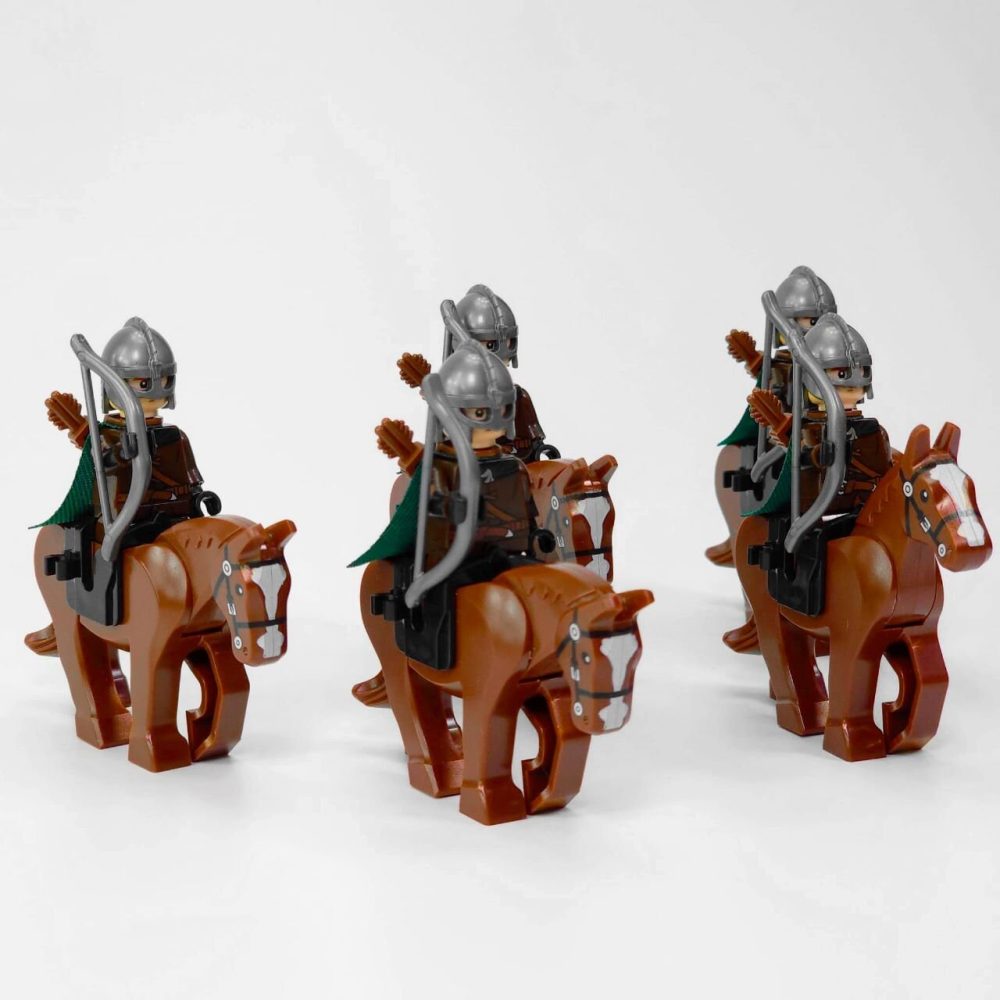 Lord the Rings Riders Rohan/Rohirrim Minifiguire Set 10pcs - Image 2
