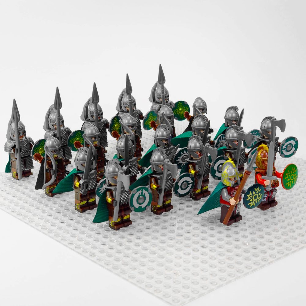 Lord the Rings Riders Rohan/Rohirrim Minifigure Army 22pcs - Image 4