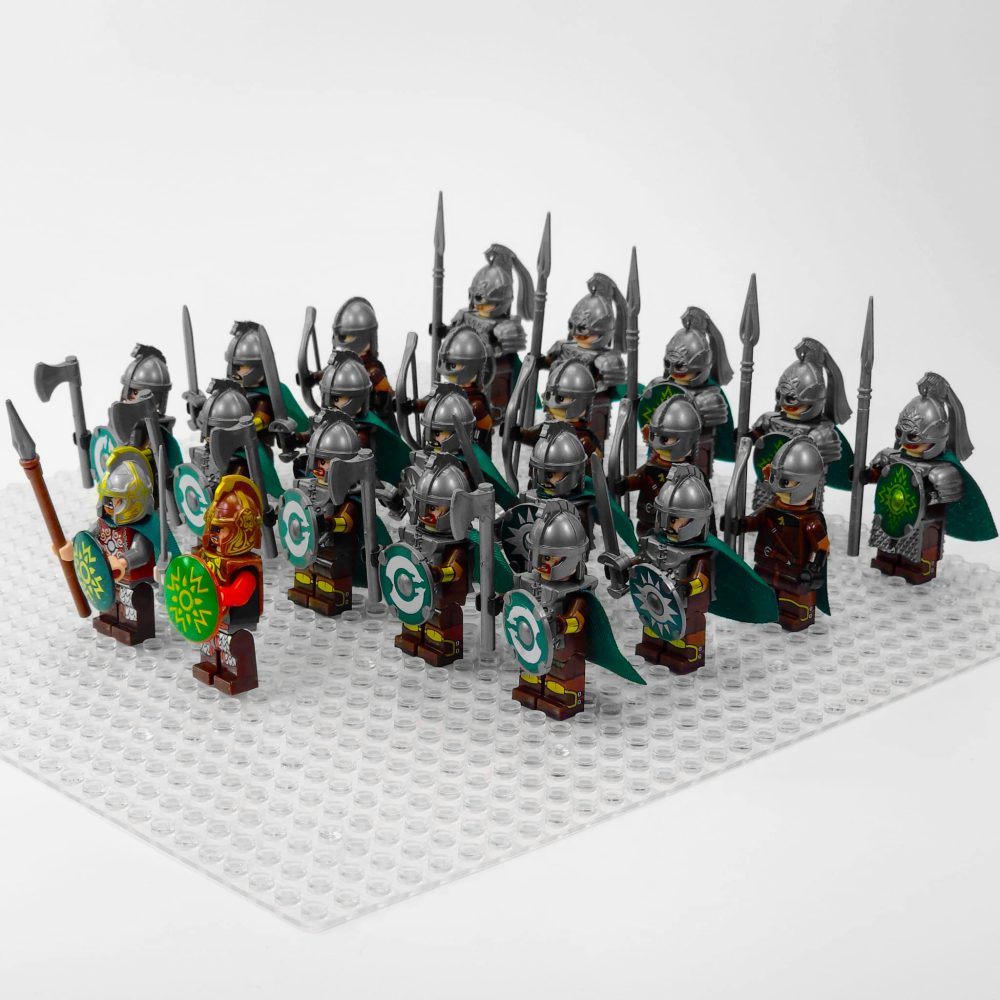 Lord the Rings Riders Rohan/Rohirrim Minifigure Army 22pcs - Image 3