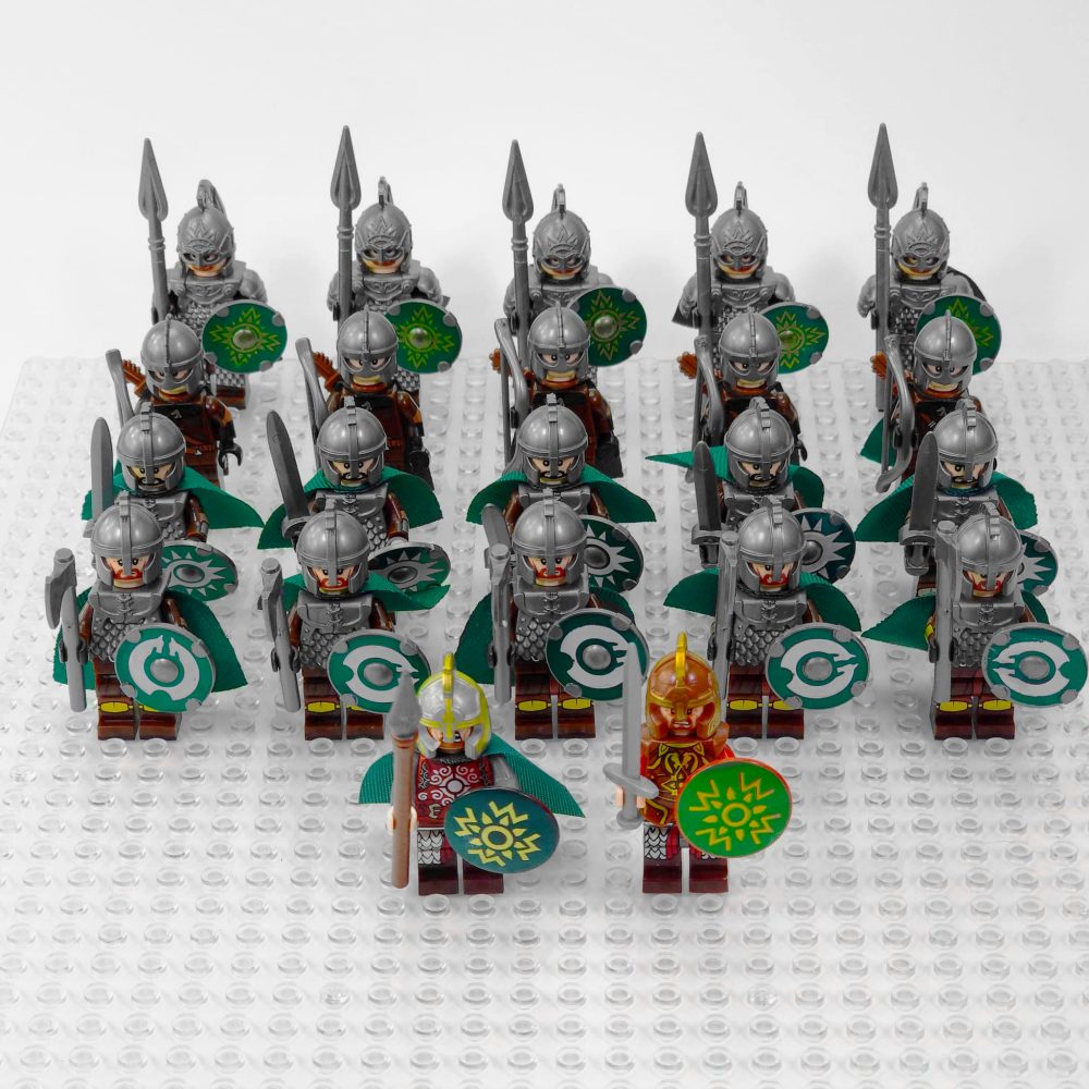 Lord the Rings Riders Rohan/Rohirrim Minifigure Army 22pcs - Image 2
