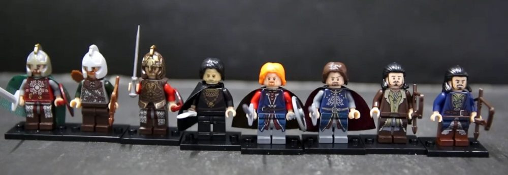Lord the Rings Rohan Minifigures Set 8pcs - Image 3