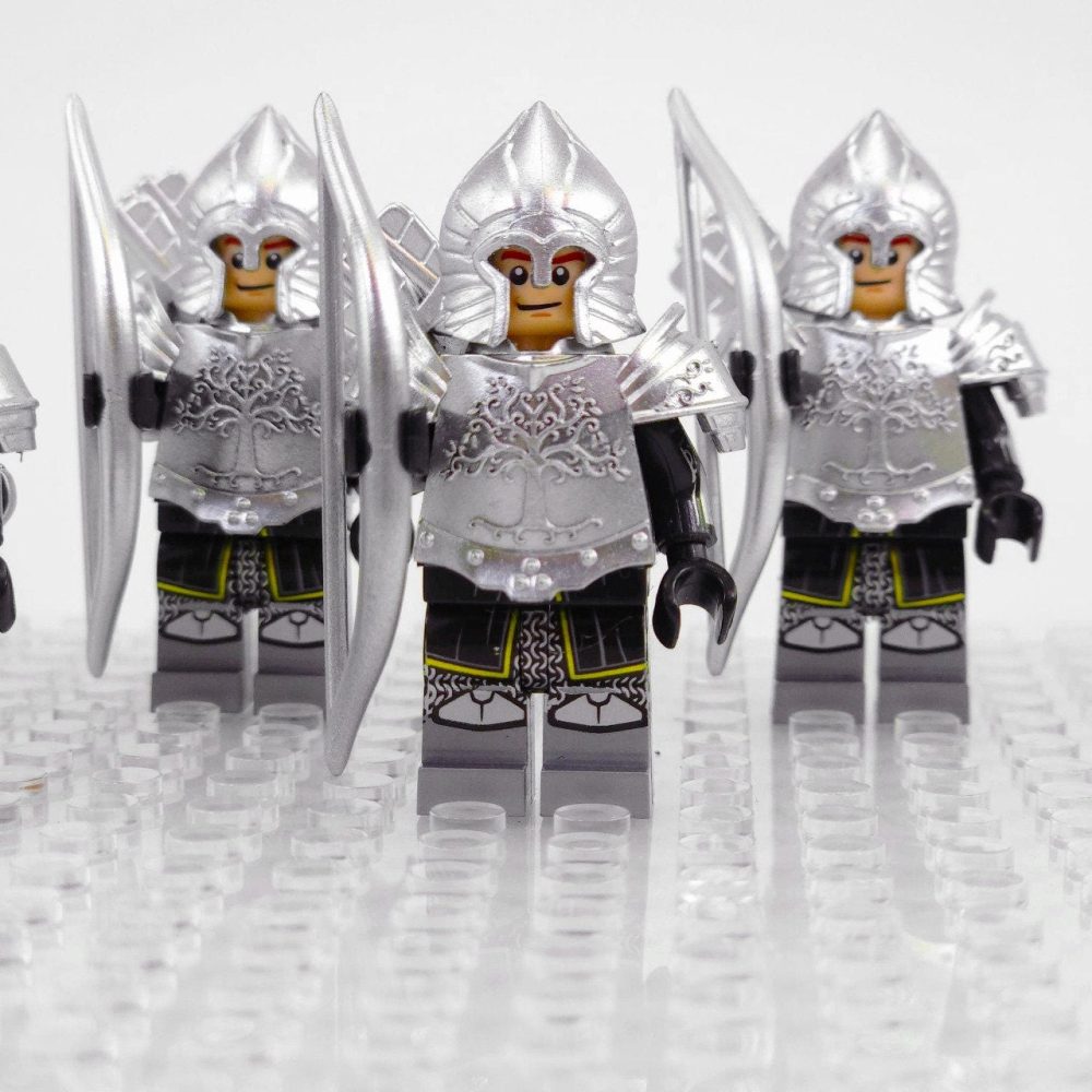 Lord the Rings Soldiers Gondor Bows Minifigures Set 5pcs - Image 5
