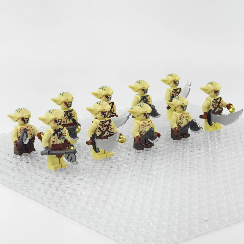 Lord the Rings The Hobbit Goblins Minifigure Set 10pcs - Image 2