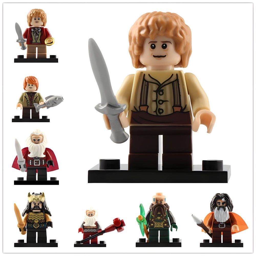 Lord the Rings The Hobbit Minifigures Set 8pcs - Image 2