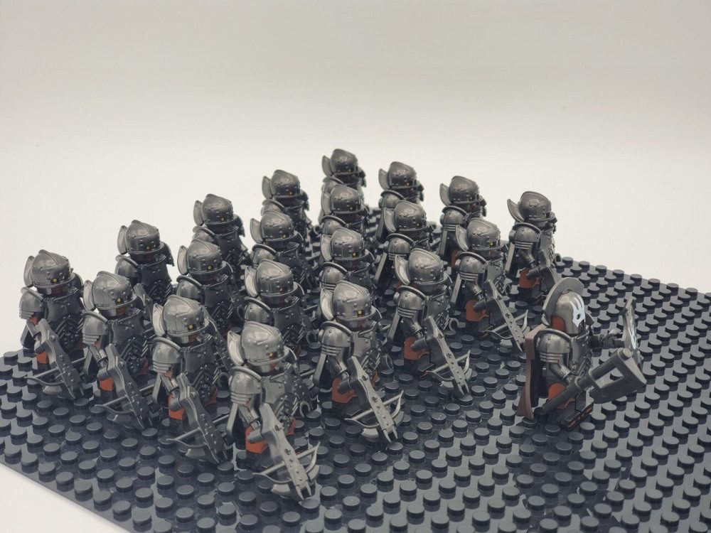 Lord the Rings Uruk-Hai Heavy Armour Minifigure Set 21pcs - Image 8
