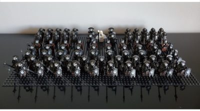 Lord the Rings Uruk-Hai Saruman Battle Helms Deep Minifigure Set 75pcs