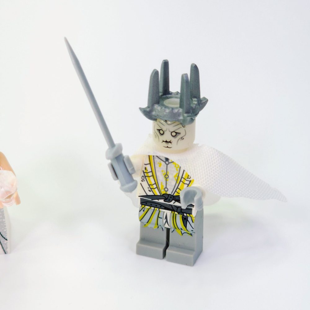 Lord the Rings Witch King Battle Against Galadriel and Elrond Minifigures Set 3pcs - Image 5