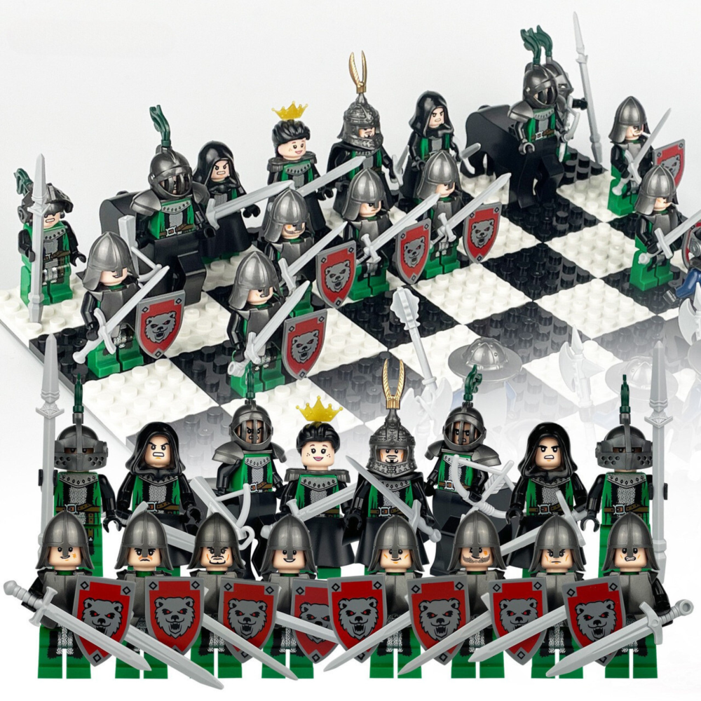 medieval-crimson-bear-knights-minifigure-set