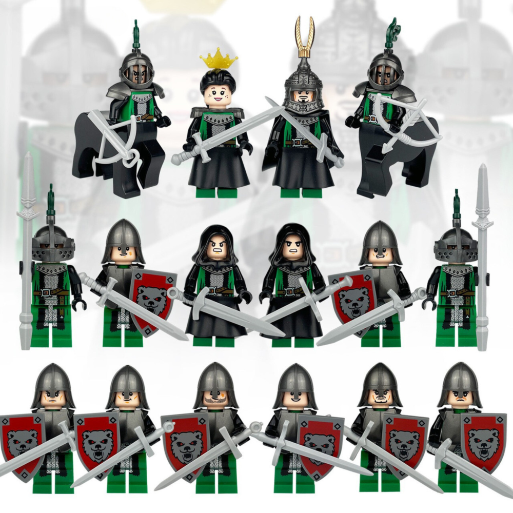 medieval-crimson-bear-knights-minifigure-set