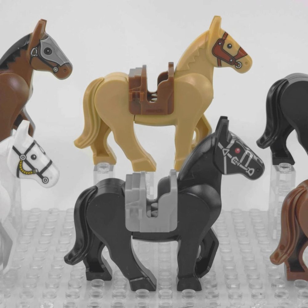 Medieval Knights Horses and Mounts Minifigures for Medieval Soldiers and Lord the Rings Soldiers. - Image 5