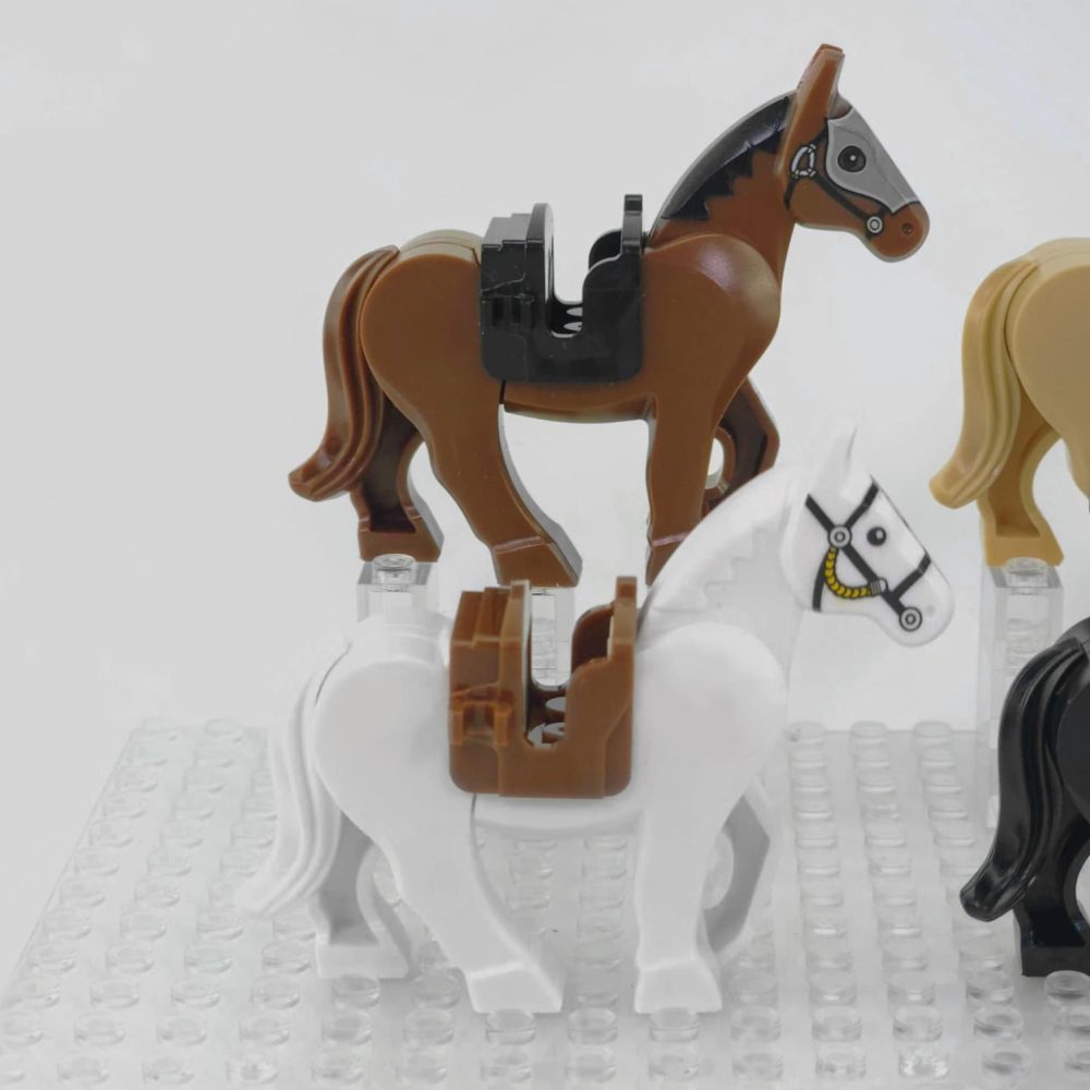 Medieval Knights Horses and Mounts Minifigures for Medieval Soldiers and Lord the Rings Soldiers. - Image 4