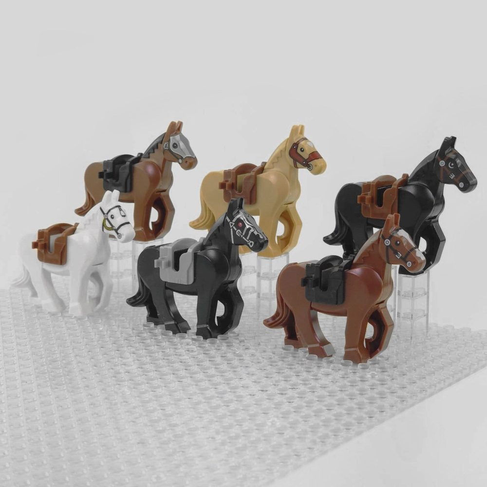 Medieval Knights Horses and Mounts Minifigures for Medieval Soldiers and Lord the Rings Soldiers. - Image 3