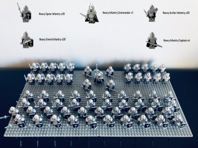 Lord the Rings Gondor Minas Tirith Minifigure Set 65pcs