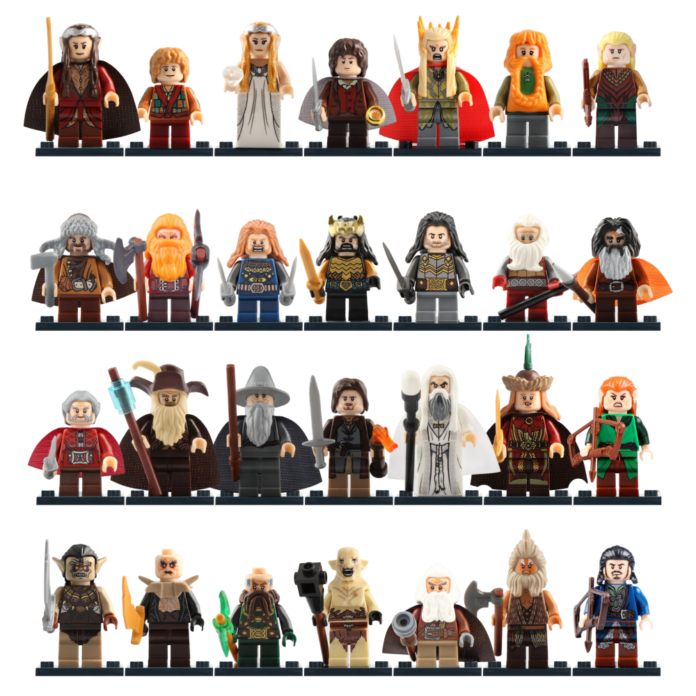 Lord the Rings Hobbits Minifigure Mega List