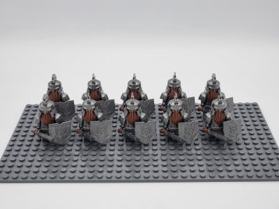 Lord the Rings Iron Hill Dwarves Long Swords Minifigure Set 10pcs