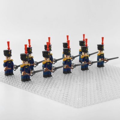 napoleonic-wars-french-artillery-officer-minifigure-set-of-10pcs-with-rifle-bayonet-sword