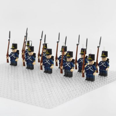 napoleonic-wars-portuguese-line-infantry-minifigure-set-of-10pcs-with-rifles-bayonets