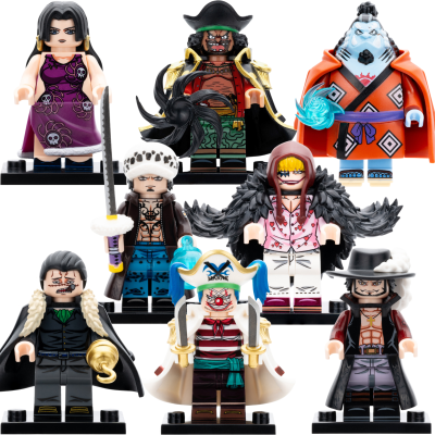 one-piece-mihawk-buggy-donquixote-minifigure-set