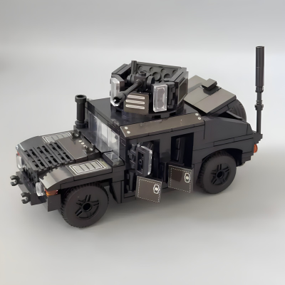 police-swat-team-and-tactical-hummer-moc-building-set-with-6pcs-minifigures-and-assortment-of