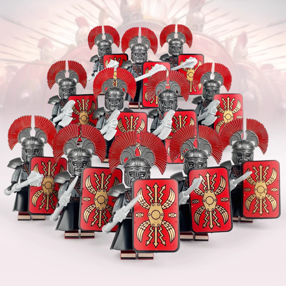 roman-elite-auxiliary-legionaries-minifigure-set-of-12pcs-with-assortment-of