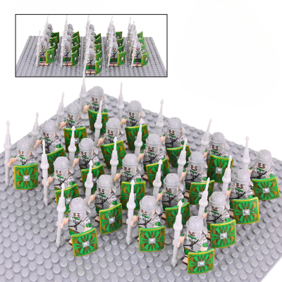 roman-legionaries-green-cohort-minifigure-set-of-12pcs