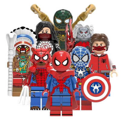 spider-man-unique-alter-egos-crossovers-and-variants-minifigure-set-of-8pcs