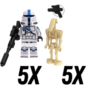 5pcs + 5 Free Droids
