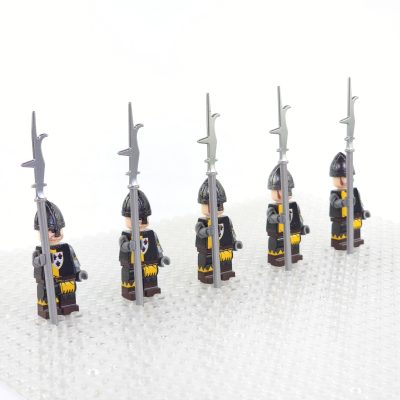 war-of-the-roses-house-of-lancaster-pikeman-minifigure-set-of-5pcs