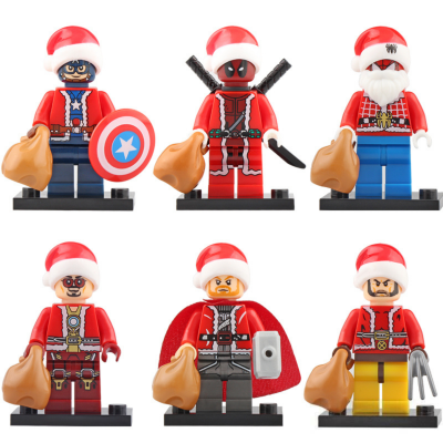 wolverine-thor-deadpool-spider-man-assorted-christmas-minifigure-set-of-6pcs